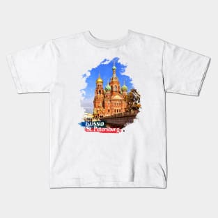 St. Petersburg, Russia Kids T-Shirt